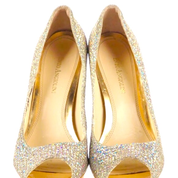 Enzo Angiolini Rhinestone Stilettos Size 7 - Picture 4 of 16